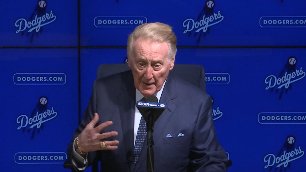 Top-selling Item] Custom Honor Vin Scully Los Angeles Dodgers