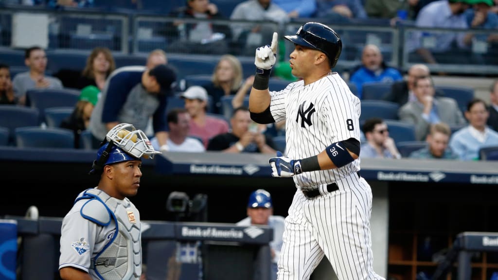 As an elder statesman on the Yankees roster, 39-year-old Carlos Beltran can still lead by example. He continues to swing a hot bat, and the first half of 2016 saw him craft his share of dramatic moments. (New York Yankees)