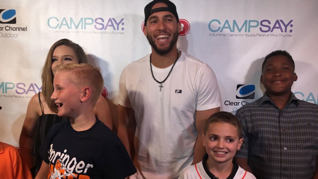 Astros George Springer hosts camp benefit 