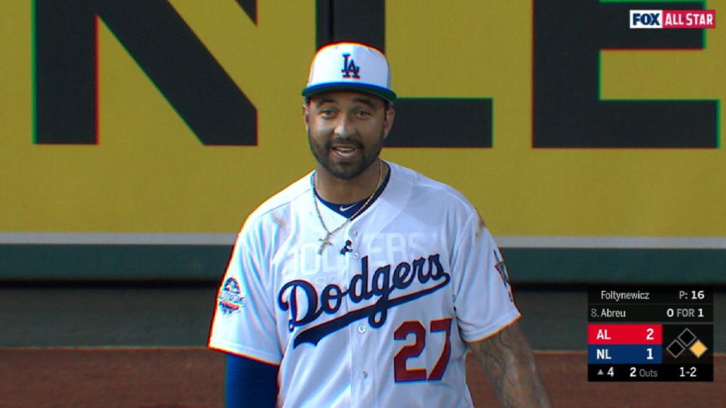 Kemp mic'd up in left field