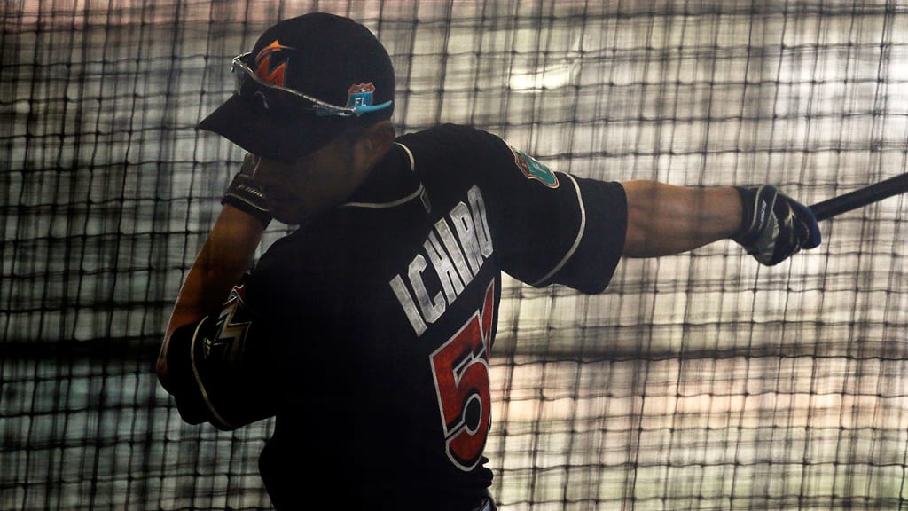 "It's tough for me to comment on, because I just don't know how much I'm going to play and how long it's going to take," said Ichiro of the milestone. (AP)