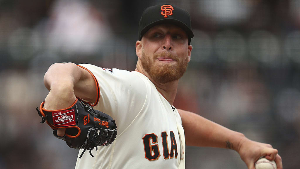 San Francisco Giants pitcher Will Smith works against the Milwaukee Brewers in the ninth inning of a baseball game Sunday, July 29, 2018, in San Francisco. (AP Photo/Ben Margot)