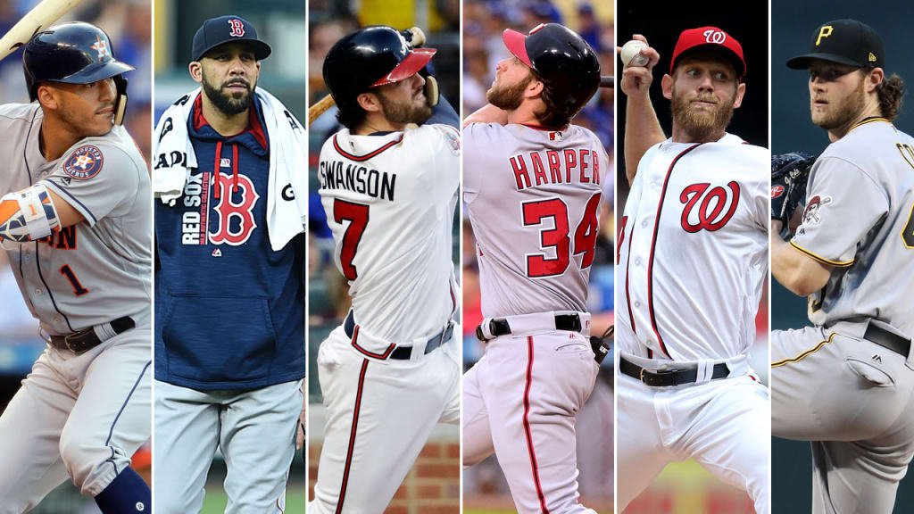 Top picks Carlos Correa ('12), David Price ('07), Dansby Swanson ('15), Bryce Harper ('10), Stephen Strasburg ('09) and Gerrit Cole ('11).