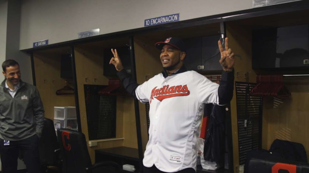 Tribe teammates attend Edwin Encarnacion's wedding