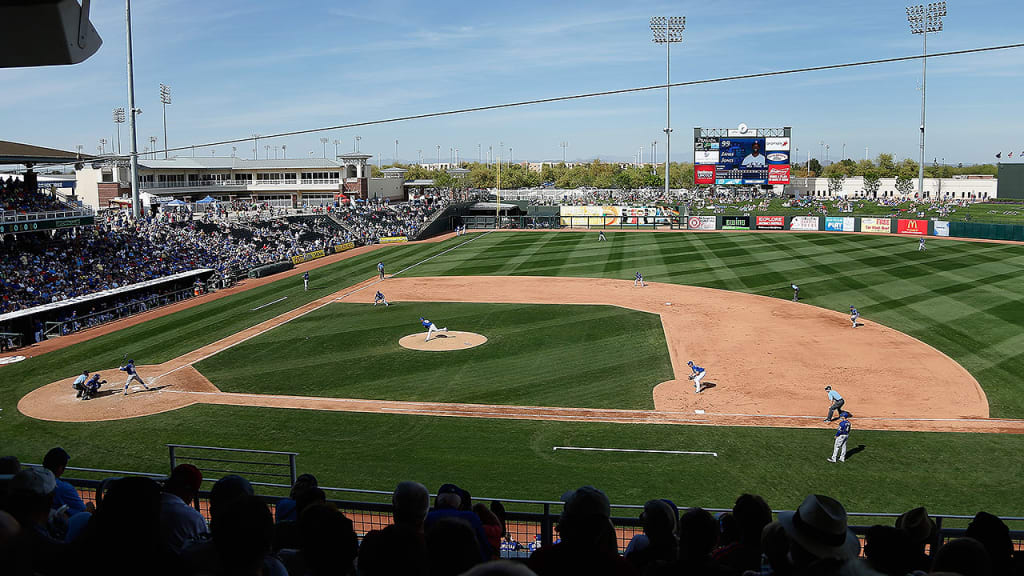Surprise Stadium is the Rangers' Spring Training home. (Getty)