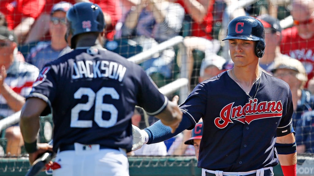 Austin Jackson went 2-for-3 with two doubles and three RBIs vs. the A's on Thursday. (AP)