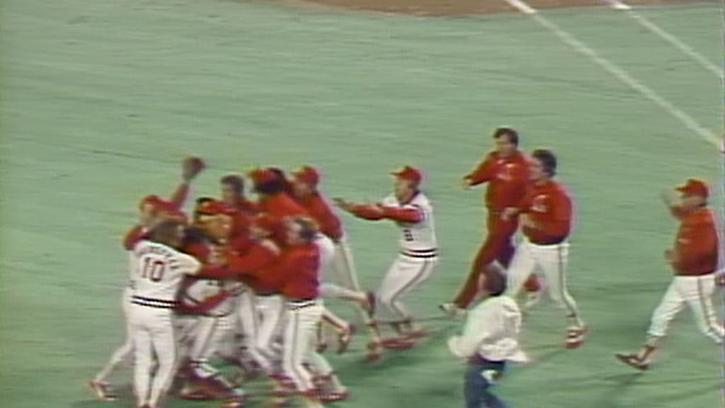 St Louis Cardinals 1982 Game 7 World Series Celebration 8x10 Photo #3