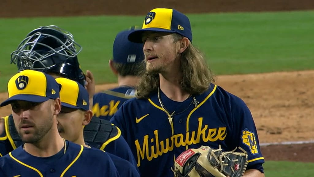 Josh Hader 2018 Team-Issued Postseason Cap