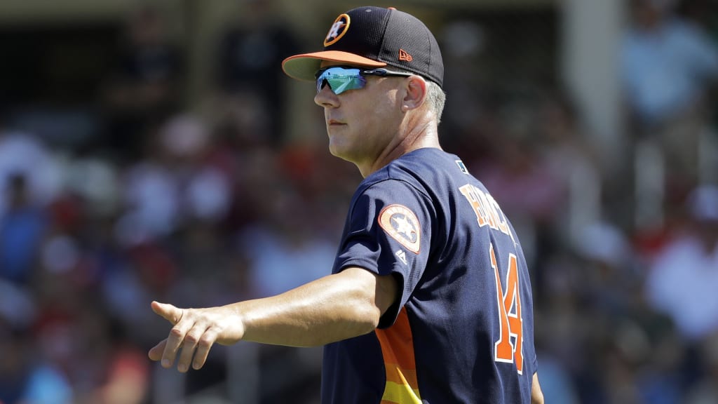 Astros' manager A.J. Hinch talks about the rotation