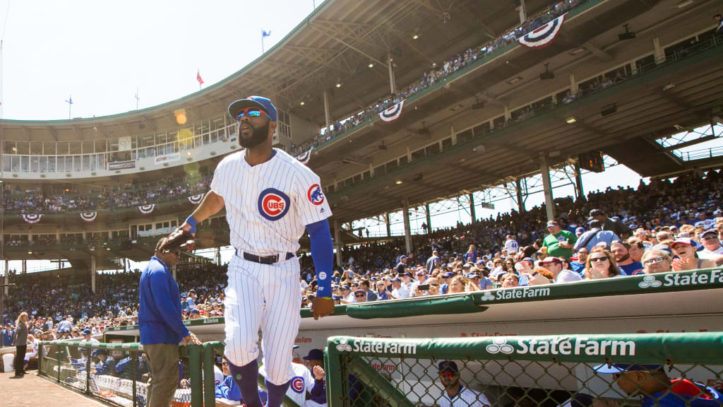 Despite only being 26, Jason Heyward provides veteran leadership to the Cubs on offense and defense. (Stephen Green/Chicago Cubs)