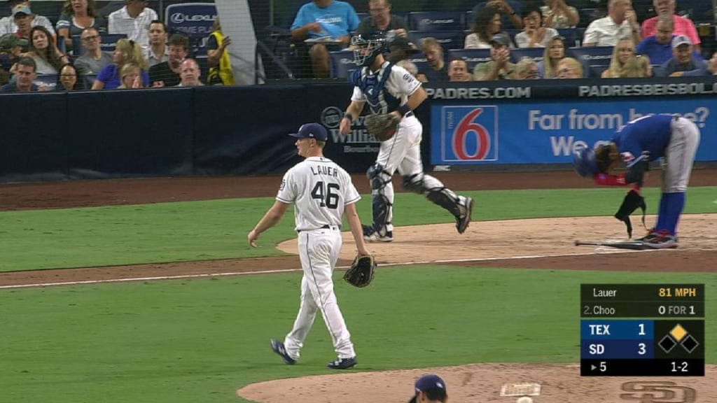 Lauer fans Choo to end the 5th