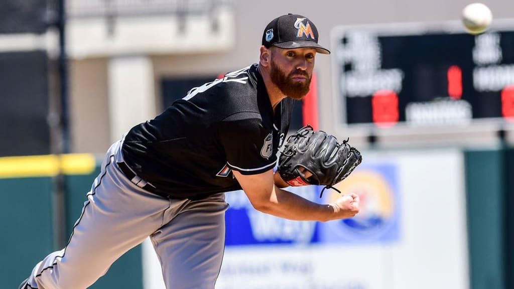 Dan Straily: "I just wanted to get out there and pitch with a little adrenaline, and pitch in front of a crowd." (Joshua Cataldo/Miami Marlins)