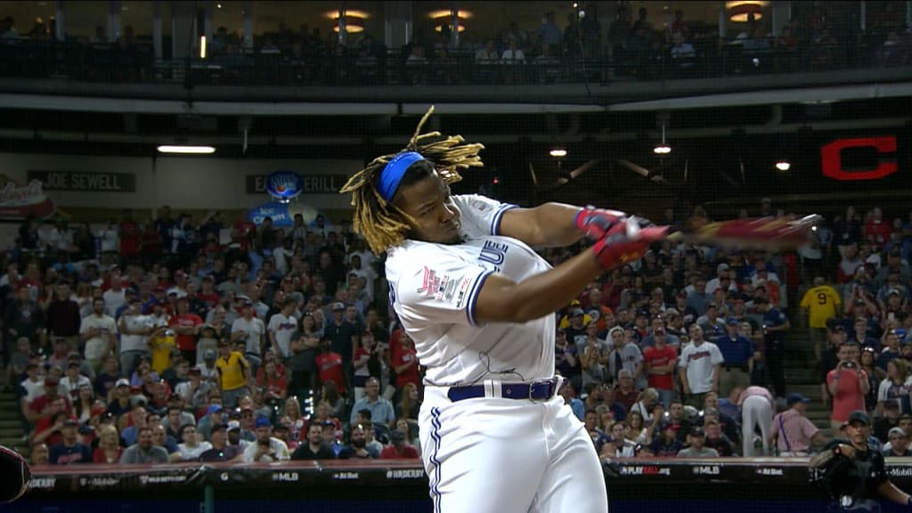 Vladimir Guerrero Jr. Blasts 33 HR in 60 Swings in Home Run Derby in the DR  (Round 2 November 2014) 