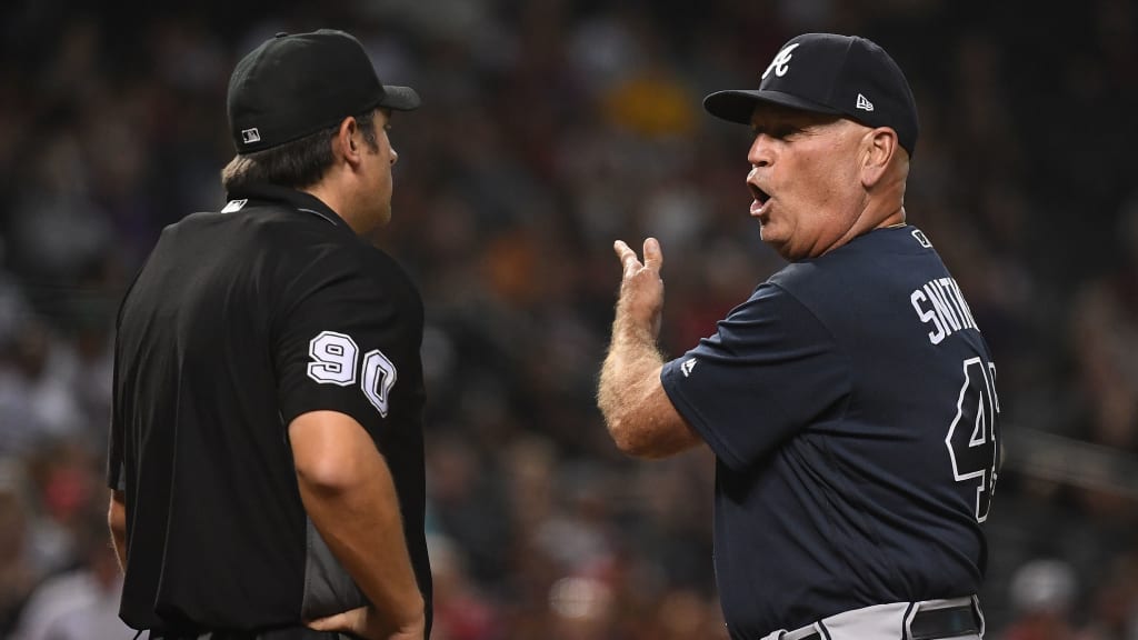 Braves manager Brian Snitker chewed out umpire after being ejected