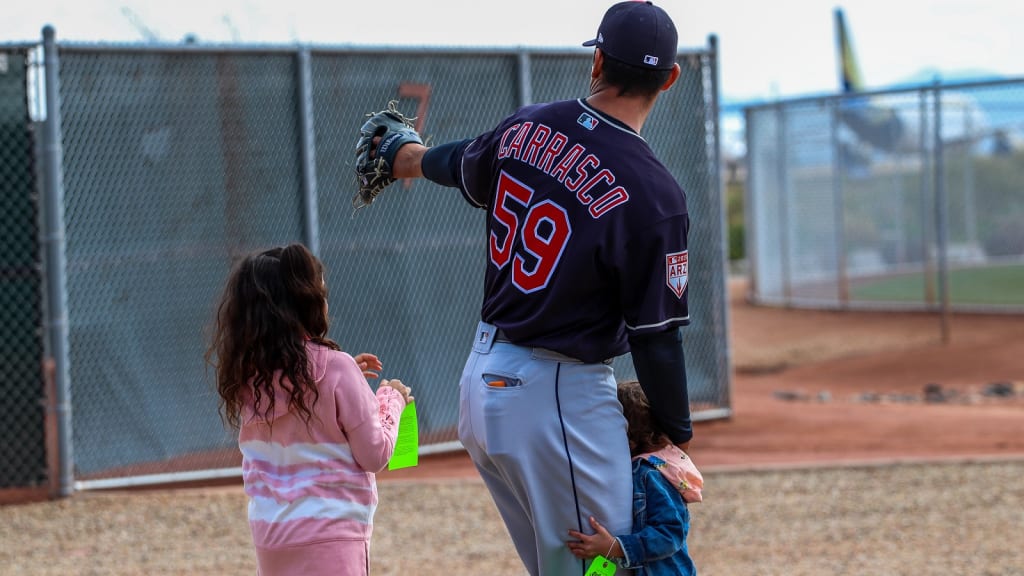 Carlos Carrasco's daughter, Camila, supports dad during Stand Up
