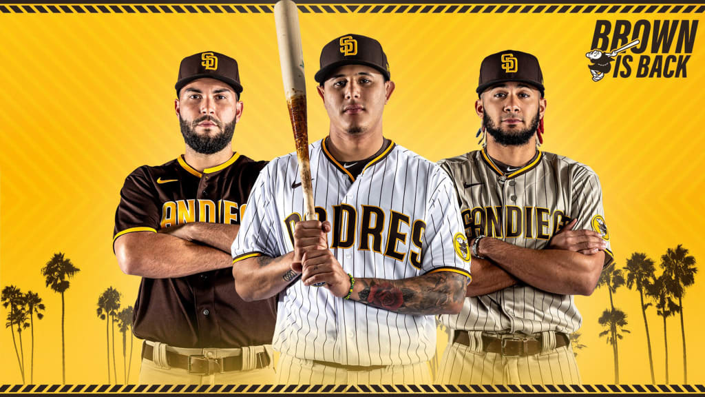 The Padres have new uniforms, will be wearing the brown on Fridays