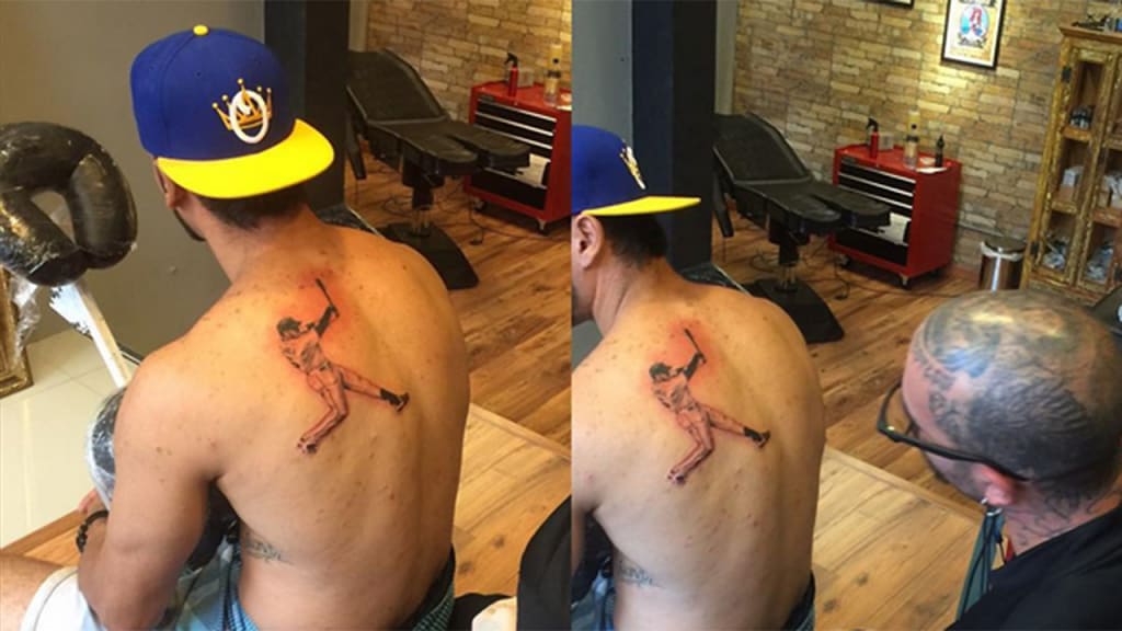 Paulo Orlando shared his new tattoo on Instagram. (Paulo Orlando's Instagram)