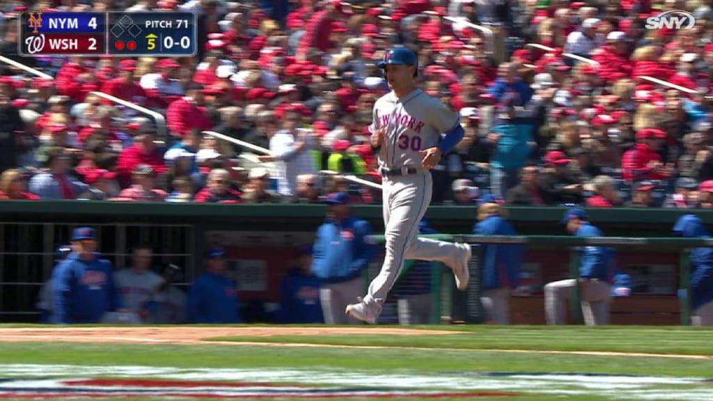 Conforto homers after review