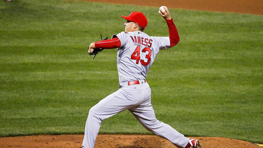 Seth Maness has allowed eight hits in 4 1/3 innings this season, including two doubles Saturday. (AP)