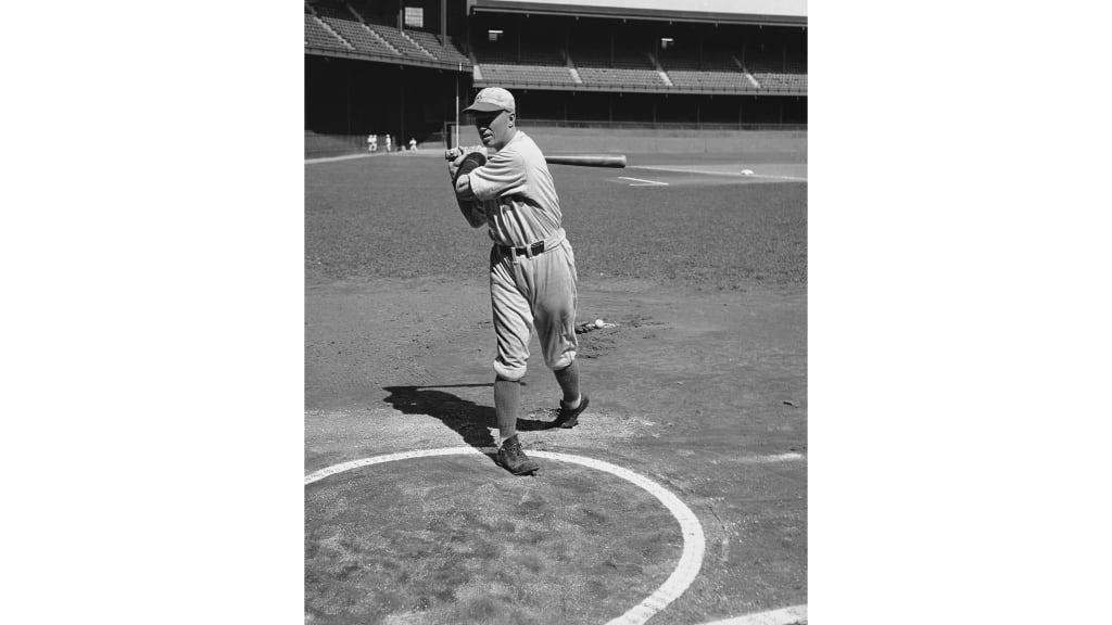Mule Haas, pictured here as a member of the Athletics in 1931, was the source of the heckling that led to 14 ejections.