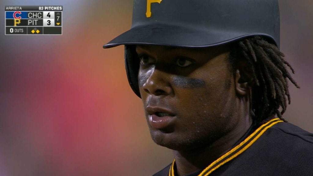 Josh Bell playing in Indianapolis' outfield - Bucs Dugout