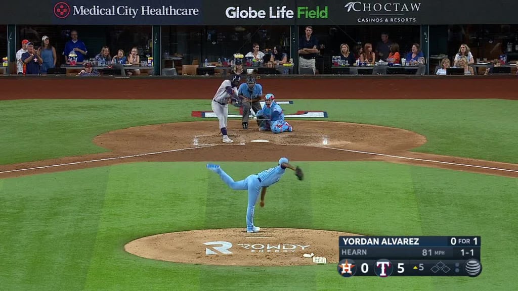 Yordan Alvarez wasted no time today getting things started