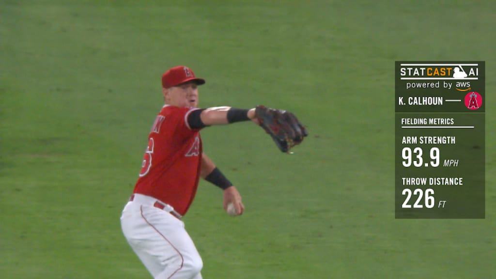 ICYMI: Texas Rangers right fielder Kole Calhoun humorously tries to prevent  reigning MVP Shohei Ohtani from reaching the dugout