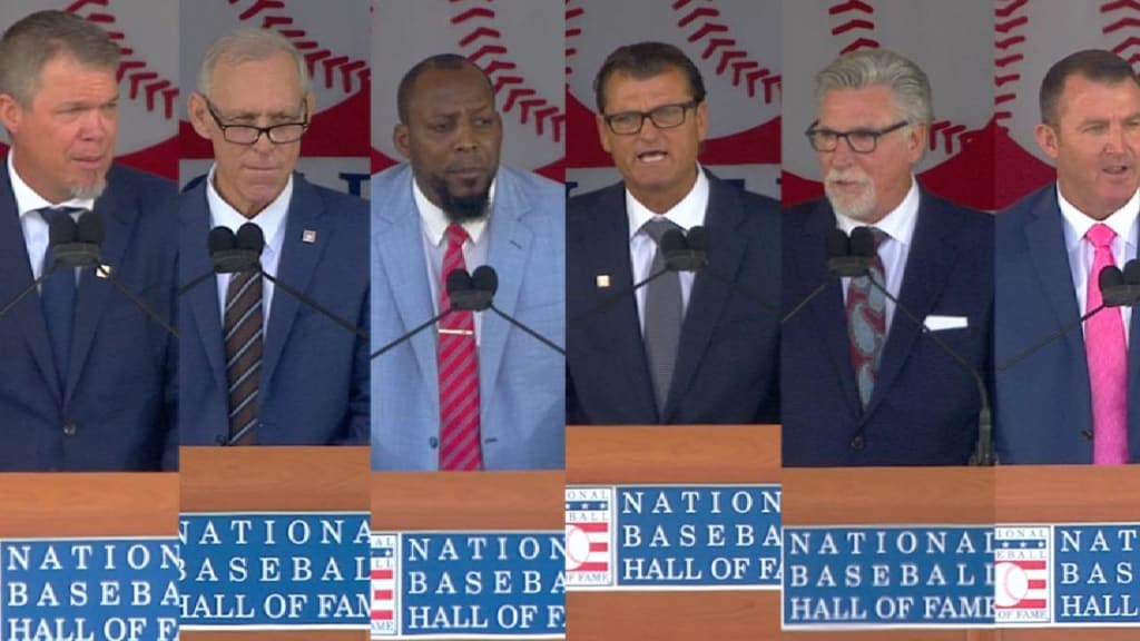 MLB Hall of Fame Class of 2018 welcomes 6 to Cooperstown