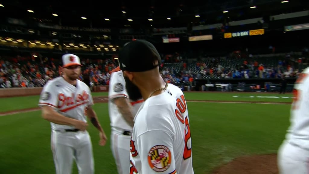 Rougned Odor of the San Diego Padres walks back to the dugout