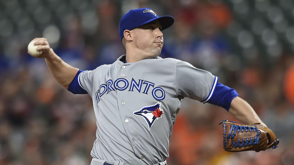 A blister that wouldn't heal has limited Aaron Sanchez to five big league starts this season. (AP)