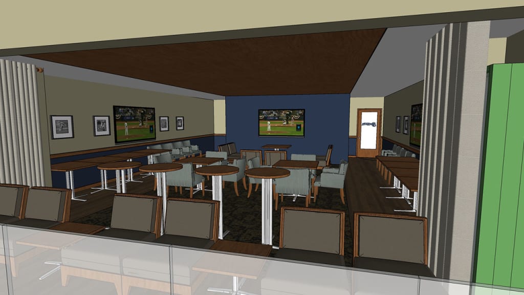 A new executive suite is part of a slate of renovations to Miller Park for 2016. (Brewers)