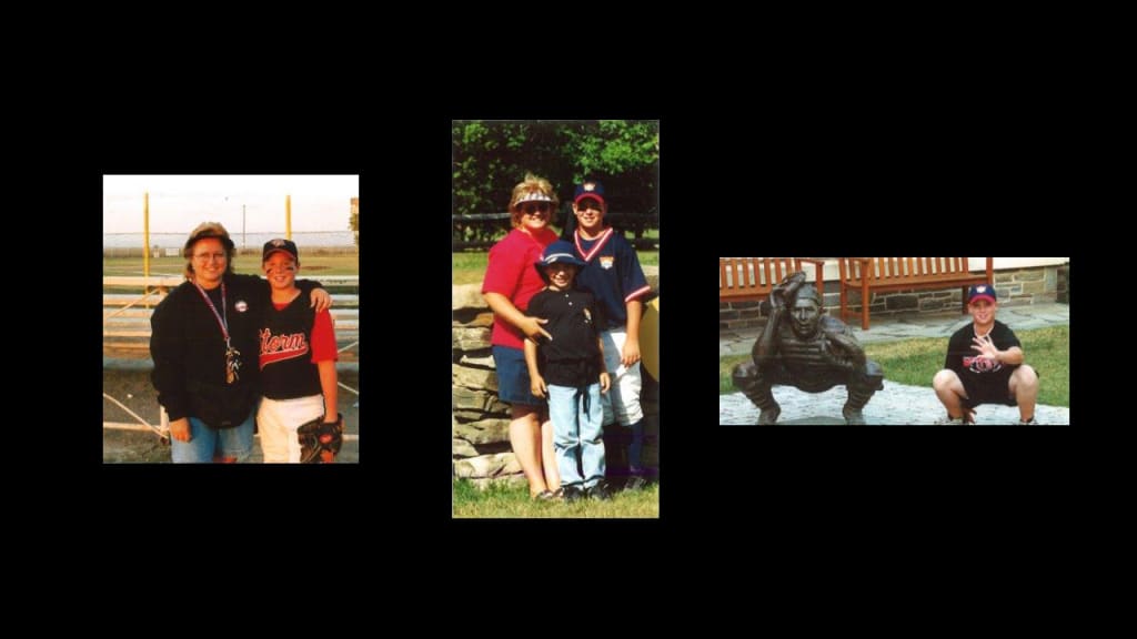 James McCann described his mom as being as "involved as you could get" in helping him achieve his baseball goals. (Courtesy of the McCanns)