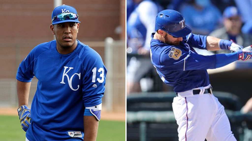 Salvador Perez and Jonathan Lucroy combined for six RBIs in Saturday's opener. (AP)