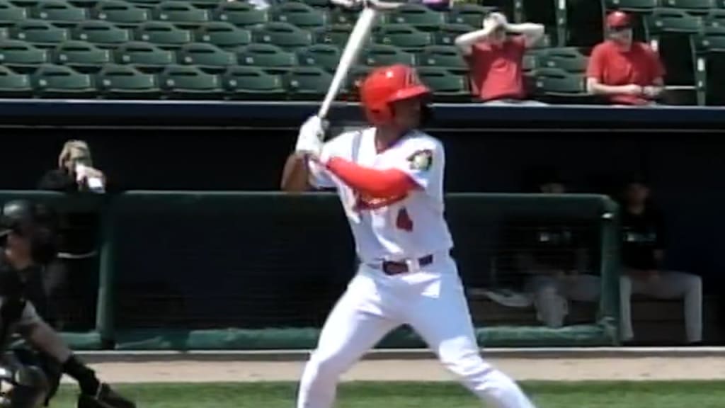 Dennis Ortega and Aaron Antonini of the St. Louis Cardinals walk