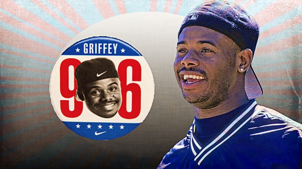 Vintage 1996 Nike Ken Griffey Jr. Griffey in '96 political