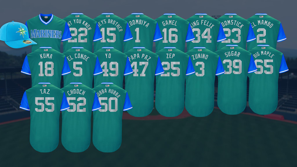 It's Players' Weekend! From Boomstick to Bubba, here are all the nicknames  Mariners will wear