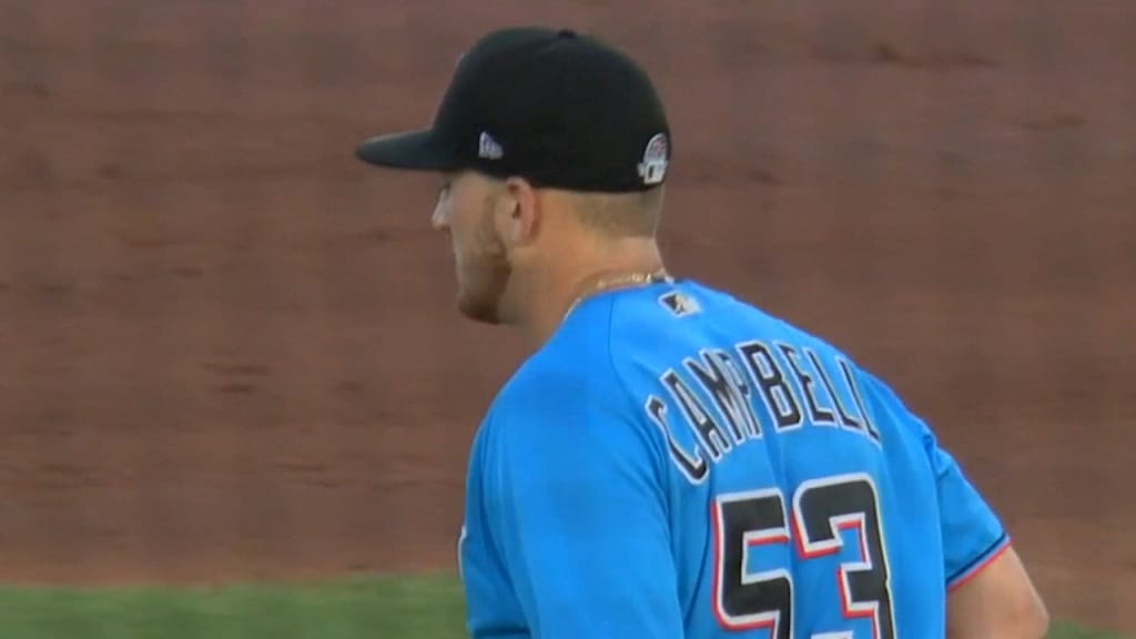 Paul Campbell whiffs Paul DeJong