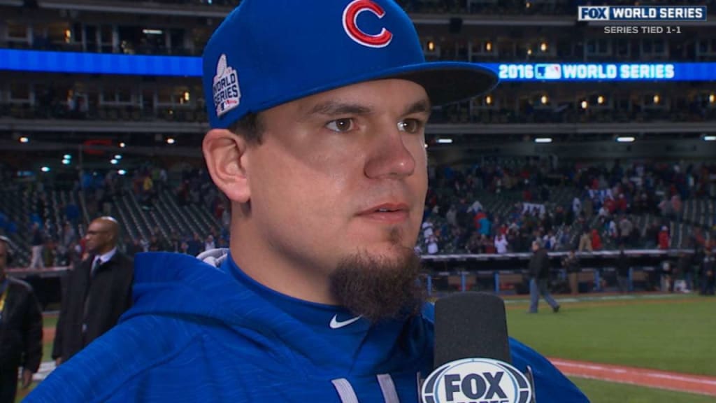 Kyle Schwarber is 'grinding through' a knee injury but still