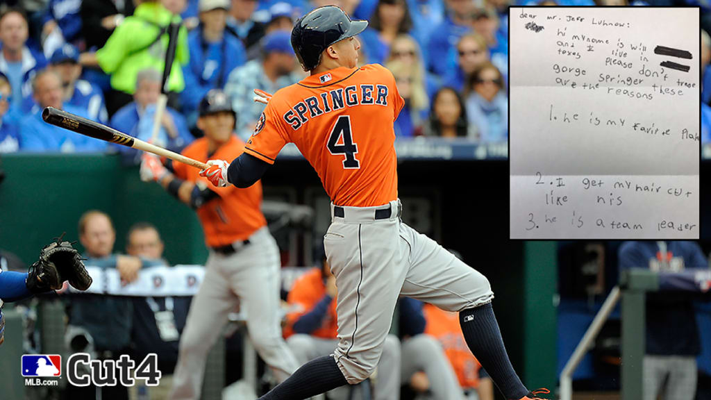 Young fan pleads with Houston Astros GM Jeff Luhnow not to trade OF George  Springer - ESPN