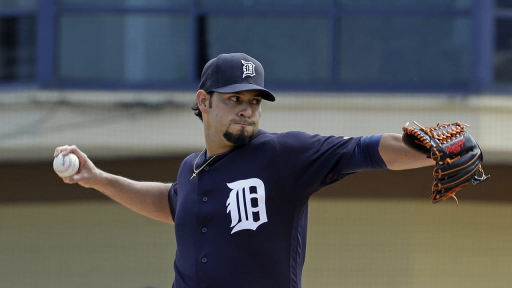 Anibal Sanchez could start on April 6 against the Marlins if he continues to progress. (AP)