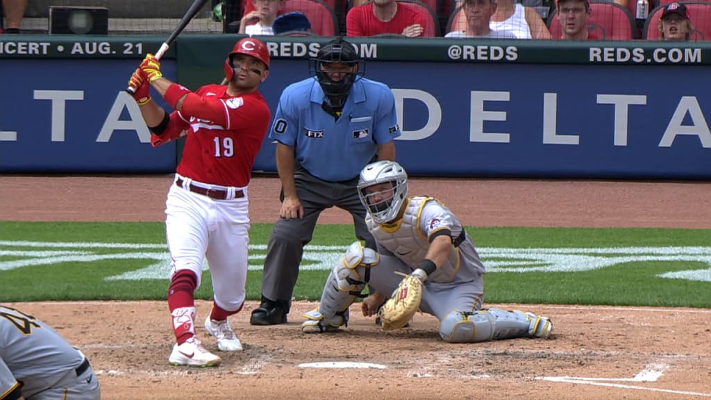 Jesse Winker -- 2021 Los Rojos Jersey -- Game Used from May 5