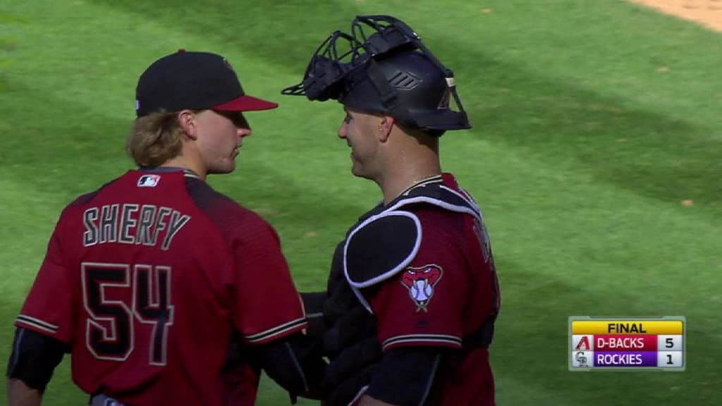Sherfy retires LeMahieu for win