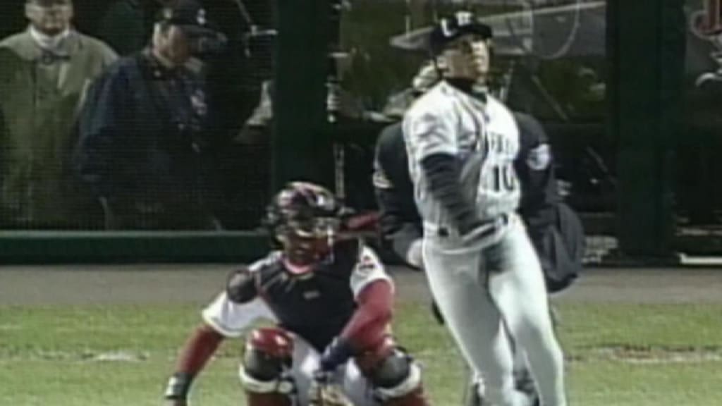 1997 World Series Game 1: Moises Alou/Charles Johnson Back to Back HRs, Moises  Alou and Charles Johnson hit back to back home runs in game 1 of the 1997  World Series.