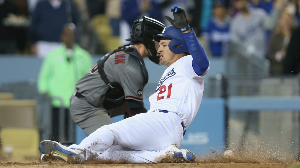 Dodgers outfielder Trayce Thompson comes from a family of professional athletes. (Getty Images)