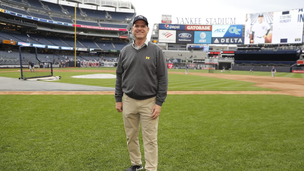 Babe Ruth on his last visit to Yankee Stadium, sitting by his