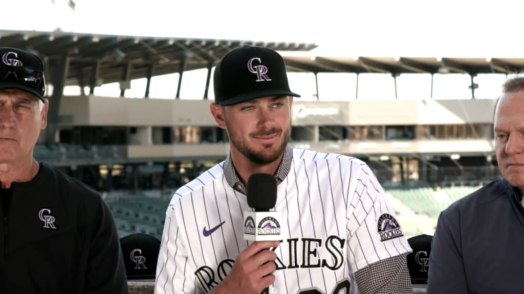 Colorado Rockies - Kris Bryant first look in a Rockies uni