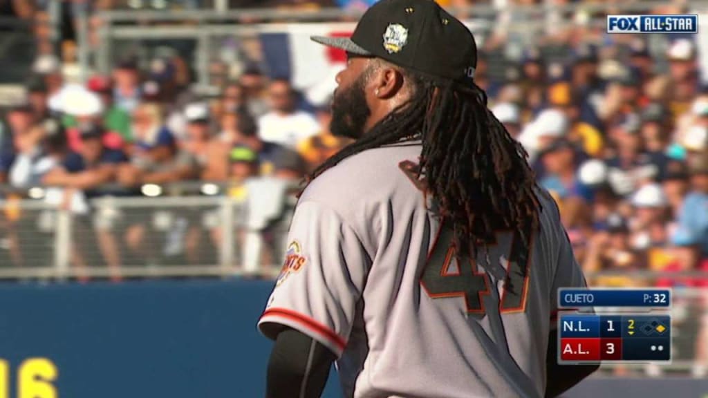 Johnny Cueto loses as Giants fall to Nationals 4-2