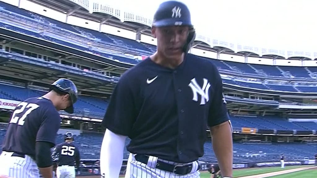 Aaron Judge homers in Yankees intrasquad game