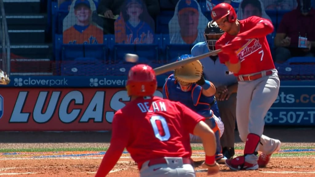 St. Louis Cardinals catcher Andrew Knizner is seen during spring