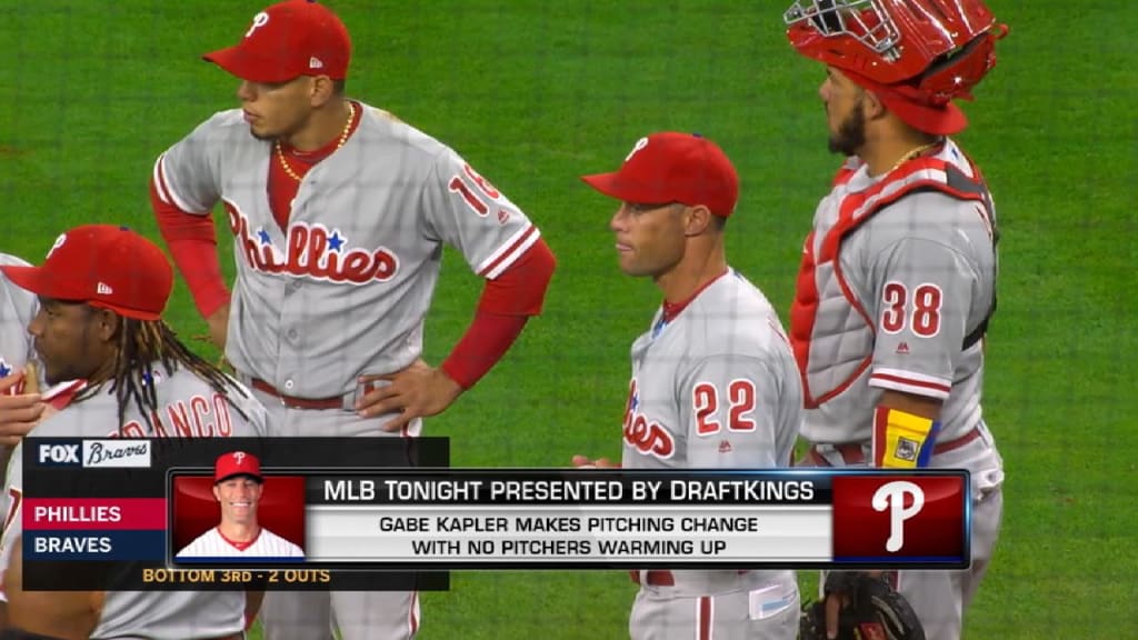 After further review, Gabe Kapler and Phillies showing they're up